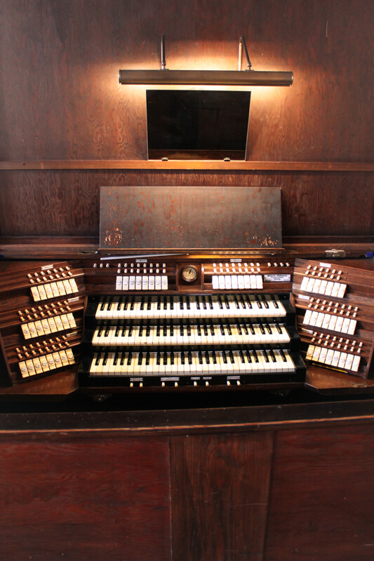 Manual der Orgel